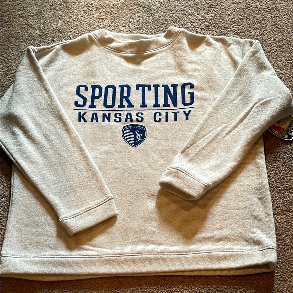 Sporting Kansas City Ladies Cream Sweatshirt